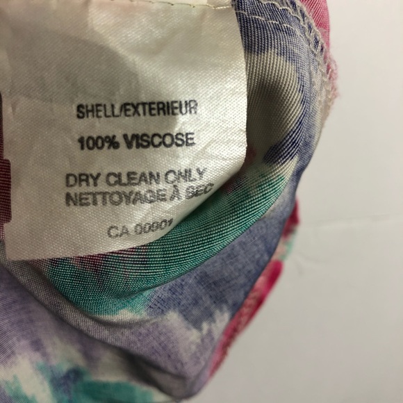 Vintage London Fog Floral Print Camisole Sz 10 - Picture 7 of 7